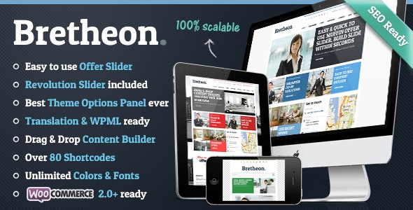 Bretheon v2.4.3 - premium WordPress theme