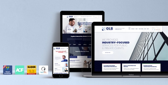 Glb v1.0.18 - Multipurpose WordPress Template