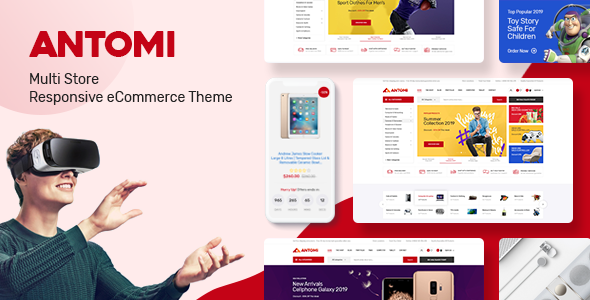 Antomi v1.0.0 - Multipurpose OpenCart 3 Template