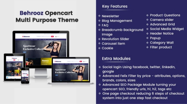Behrooz - premium Opencart template