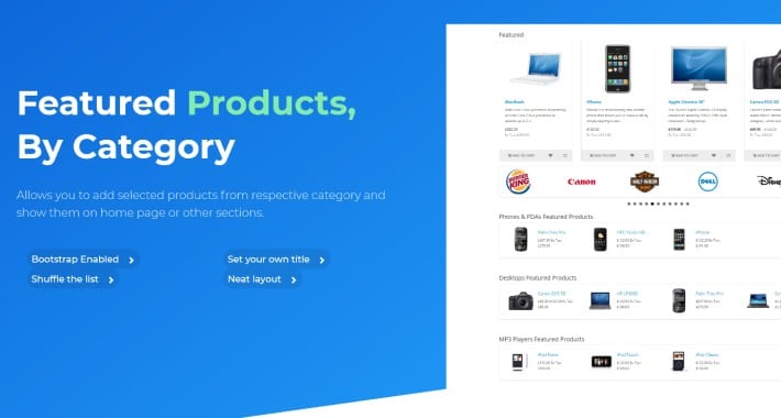 Product Categories OpenCart