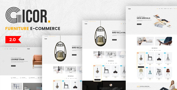 Gicor - OpenCart 3 online furniture store template