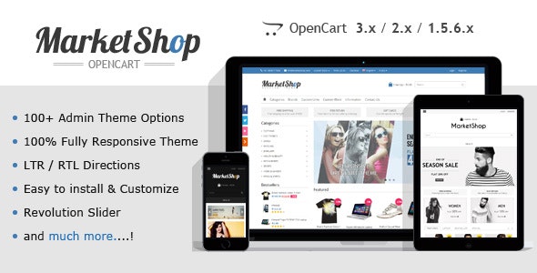 MarketShop v2.1.2 - Multipurpose OpenCart Theme