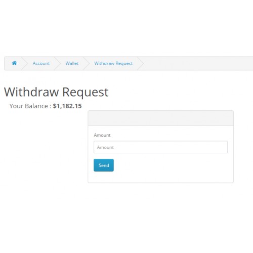 Smart E Wallet - smart e-wallet for Opencart 2