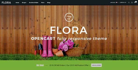 WOOX - responsive template for Opencart 2.3