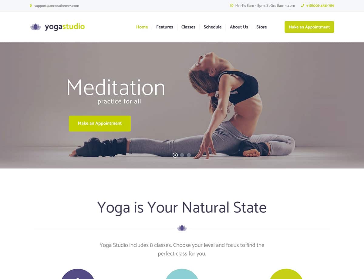 YOGA - Modern Responsive Template