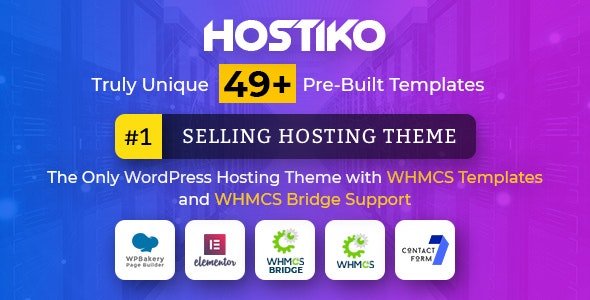 Hostiko WordPress WHMCS Hosting Theme