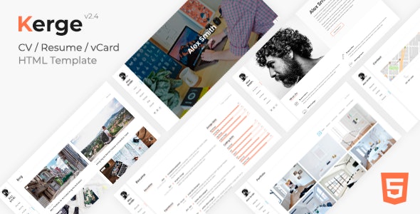 Kerge - CV Resume Theme