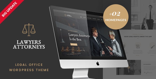 Lawyer & Attorney - Law Firm WordPress
