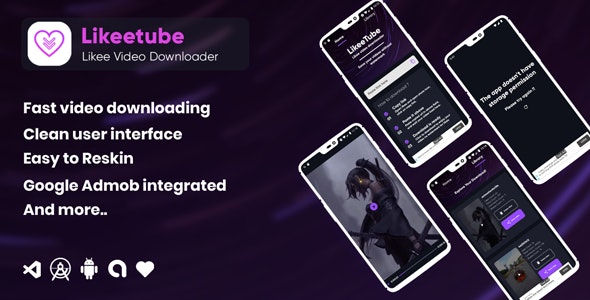 Likeetube Likee video downloader no watermark (android)