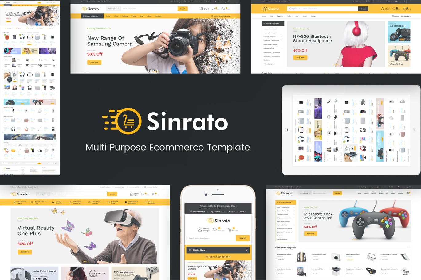 Sinrato - Mega Shop Responsive Magento Theme