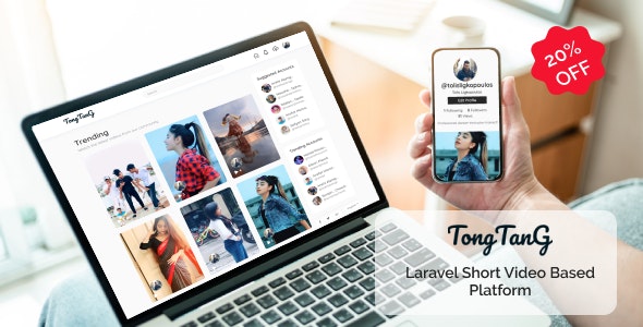 TongTang - Laravel Short Video Sharing Platform