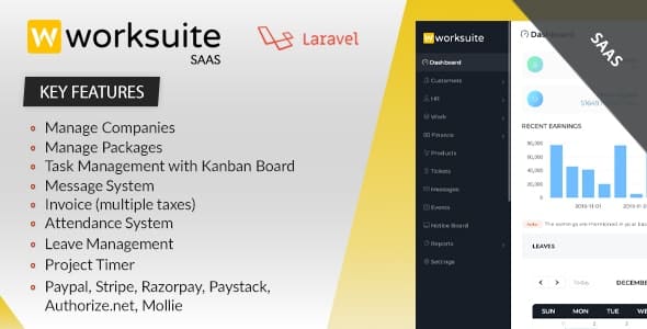 Worksuite Saas - Project Management System