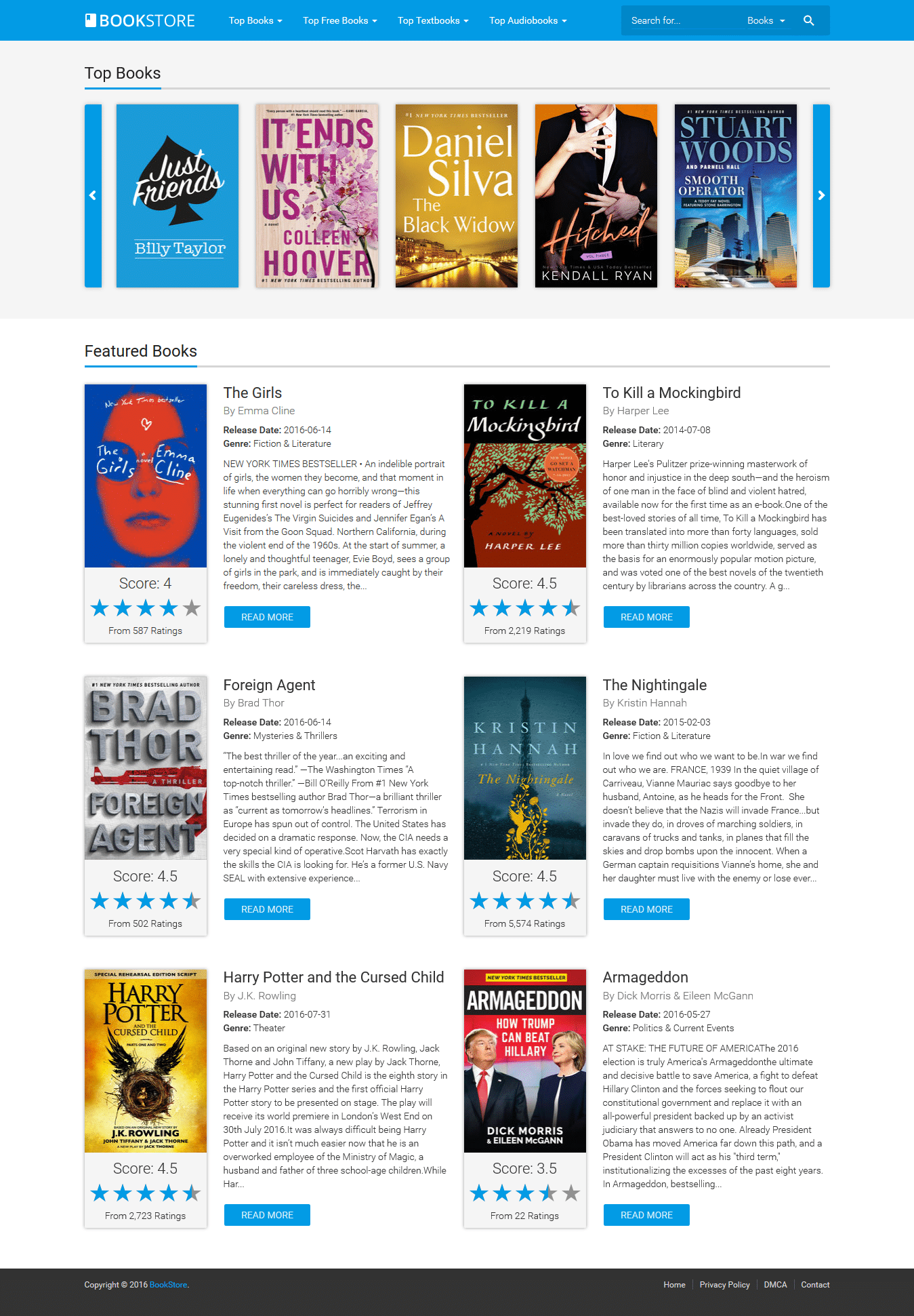 BookStore v1.3 - partner script for e-books and audiobooks