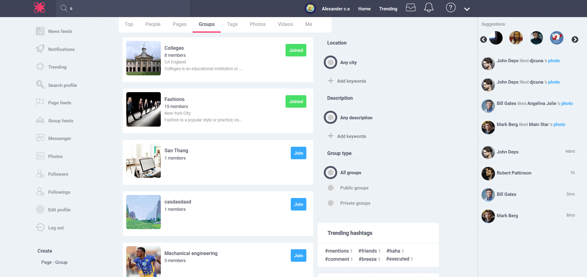 Breeze - Giant Social Network Platform | Social Networking