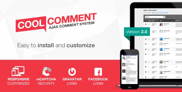 Cool comments ajax system