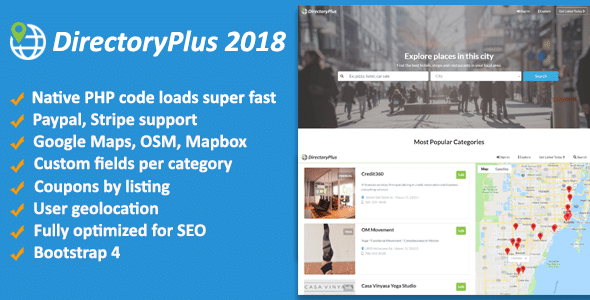 DirectoryPlus v1.08 - business directory script