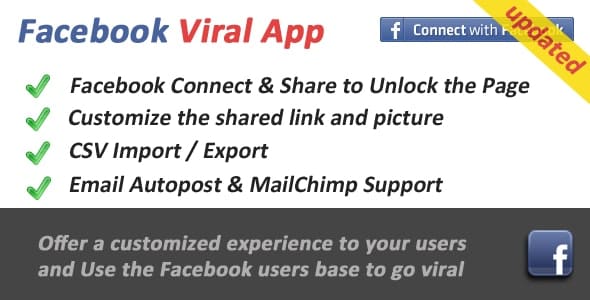 Facebook Viral and Marketing Social App