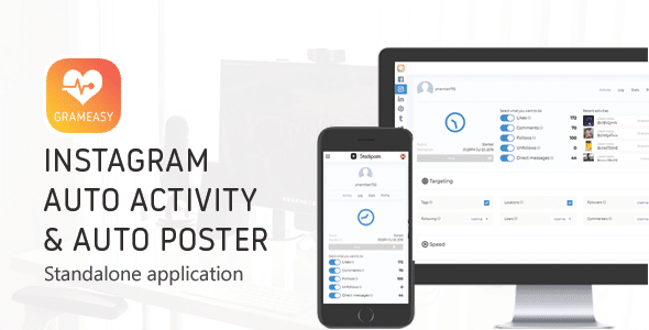 GramEasy - Instagram Auto Post & Activity (Standalone script) - Social Networking