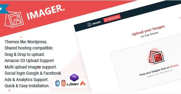 Imager v1.0 NULLED - image hosting script