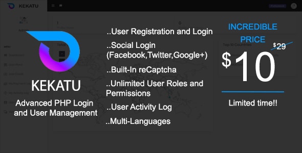 Kekatu - Advanced PHP Login and User Management - Miscellaneous