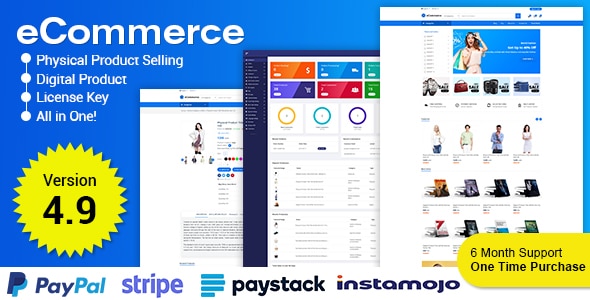 KingCommerce - All in One Single and Multivendor Eommerce Business Management System