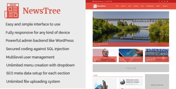 NewsTree - news site script
