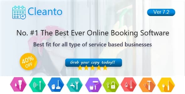 Online bookings management system for maid services and cleaning companies - Cleanto