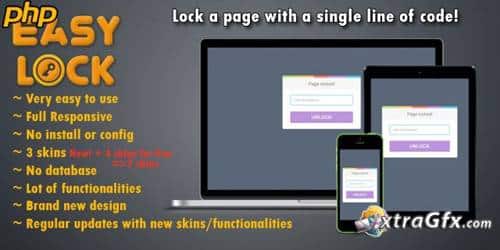 PHP Easy Lock v1.5 - password protection script