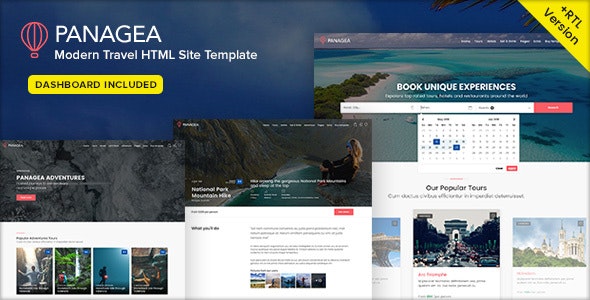 Panagea - Travel and Tours listings template