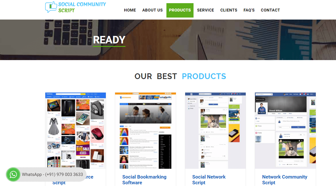 Social Existence - people - product search script
