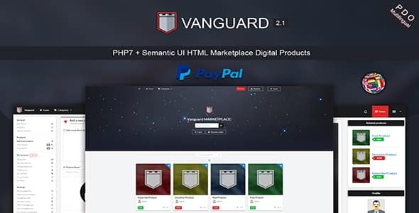 Vanguard - Marketplace Digital Products PHP7