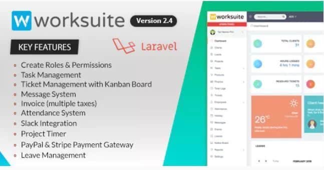 WORKSUITE v3.7.7 NULLED - project management system