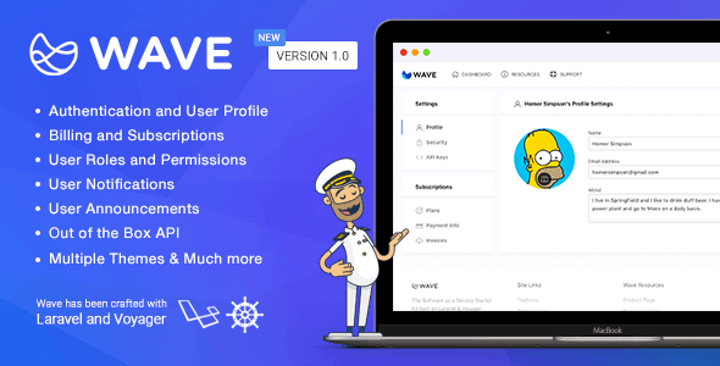 Wave - SAAS Starter Kit