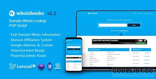 WhoisBooks v1.2 NULLED - Whois check script