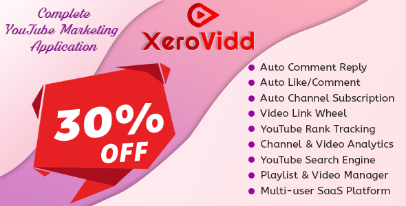 XeroVidd v1.1 NULLED - YouTube Marketing Script (SaaS)