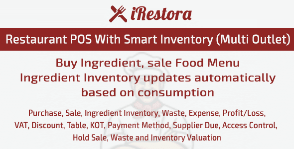 iRestora - restaurant automation script