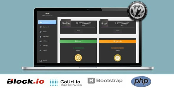 Bitcoin, Dogecoin Cloud Mining - mining script