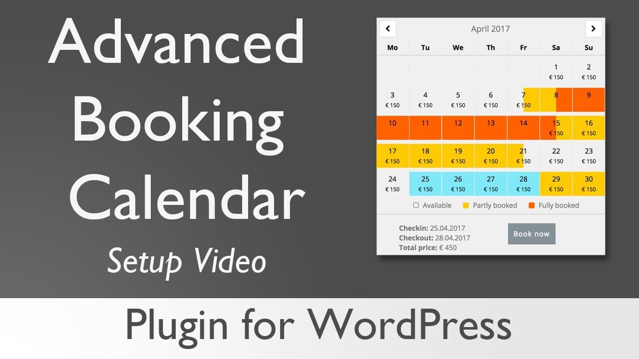 Booking Calendar v3.2 - booking calendar