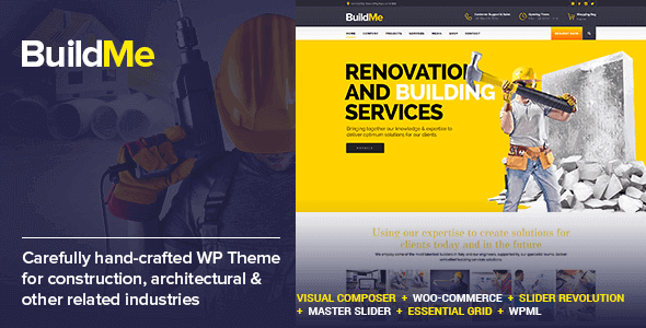 BuildMe v4.5 - WP Construction Theme