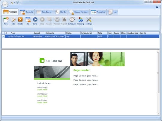 Bulk Mailer - mass email software
