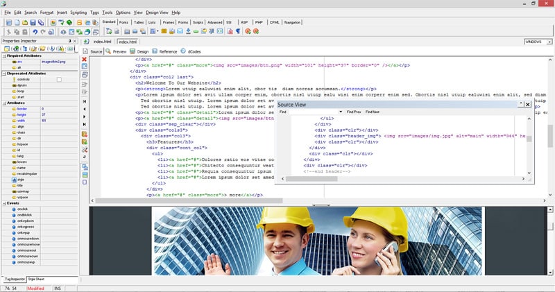 Creato - visual HTML builder