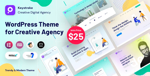 Keystroke v1.0.5 - Digital Agency WordPress Theme