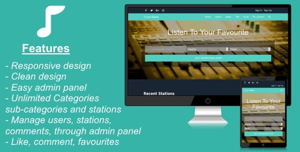 Listen Radio Portal - radio portal script