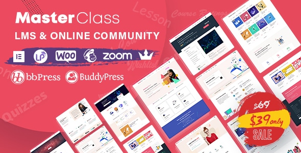MasterClass v1.1.2 - WordPress theme for LMS and education