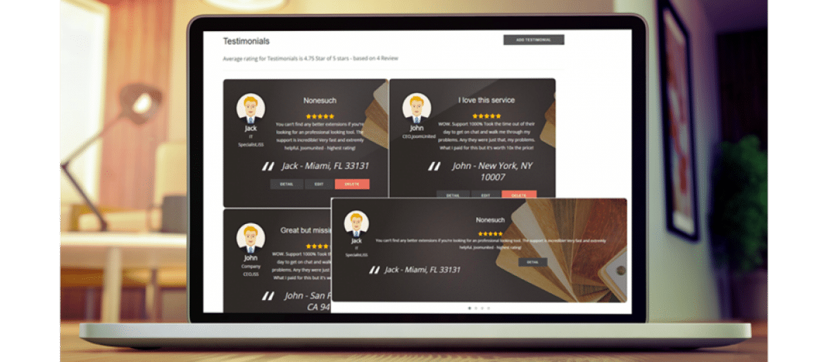 My Testimonials v1.1.10 - component reviews for Joomla