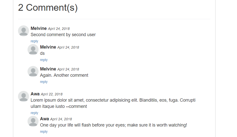 Simple PHP Comments - comments script