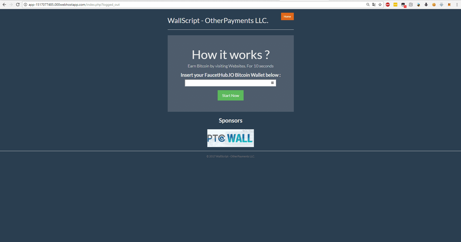 WallScript v4 - script for earning BitCoin