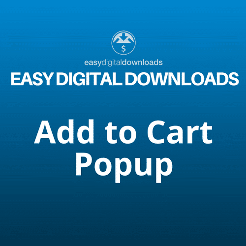 Easy Digital Downloads Add to Cart Popup