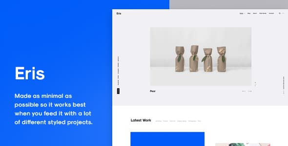 Eris Lite WordPress portfolio template